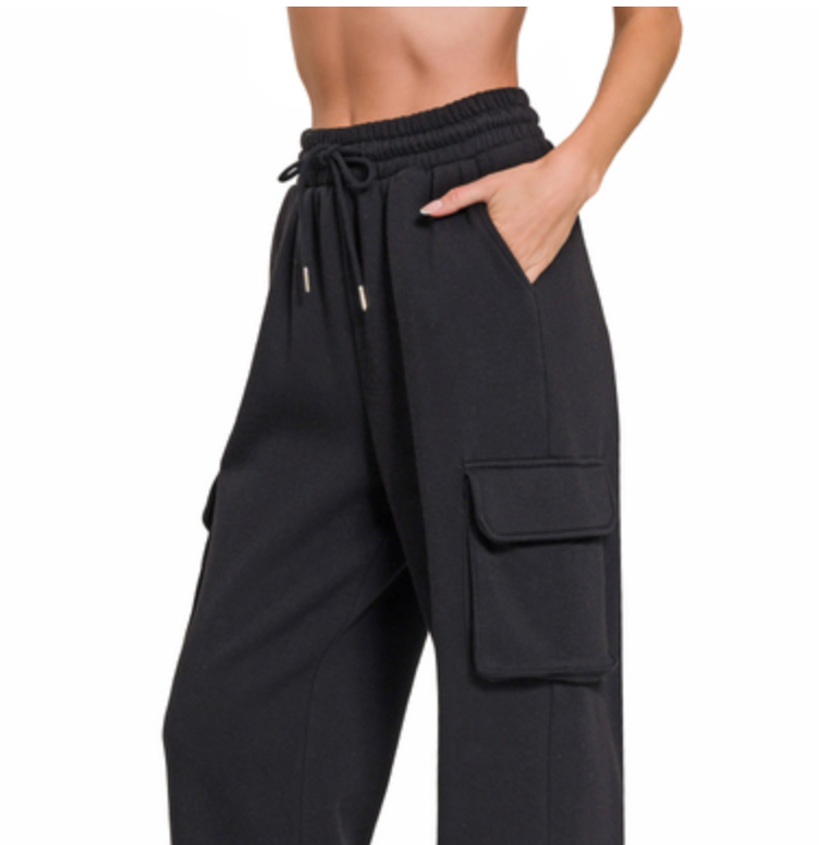 FLEECE CARGO SWEAT PANT