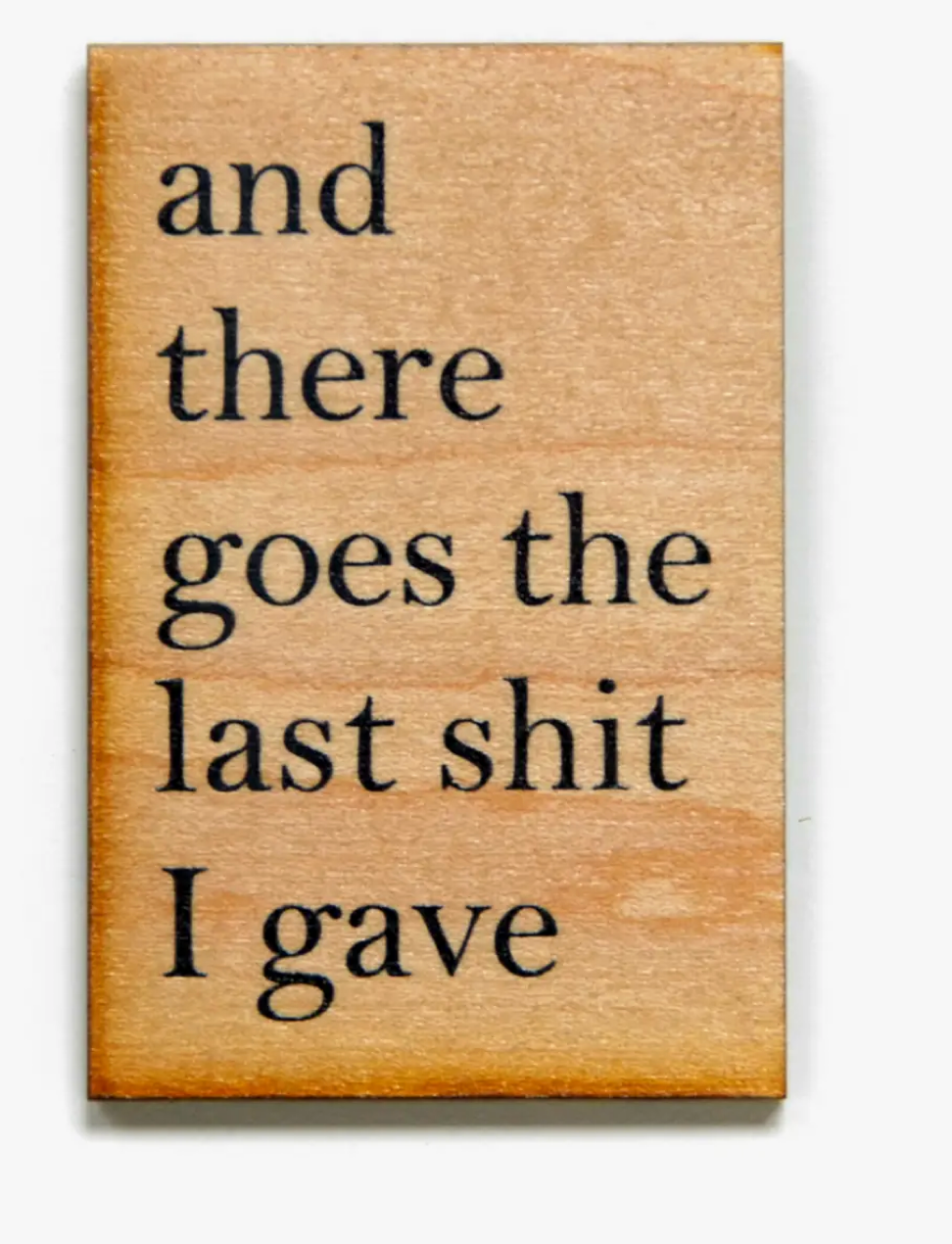 WOOD MAGNET