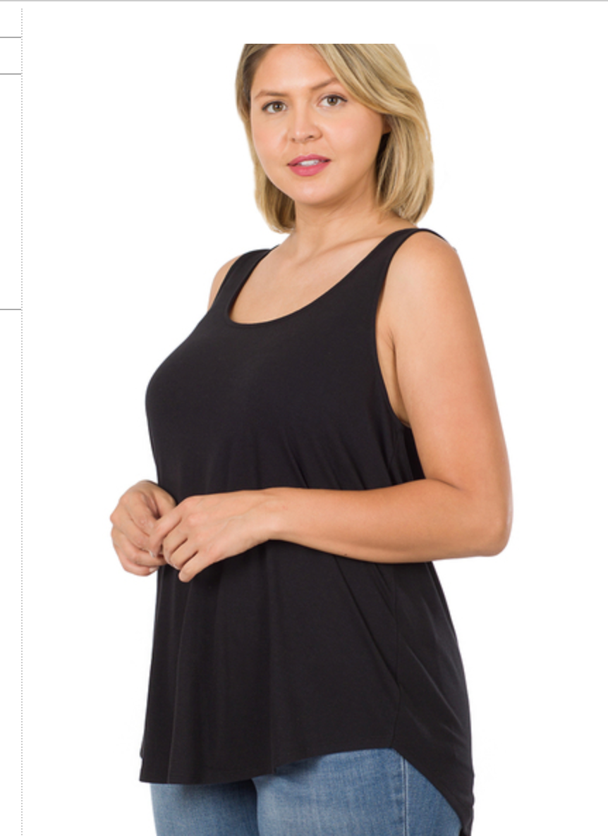 SLEEVELESS RD NECK/HEM