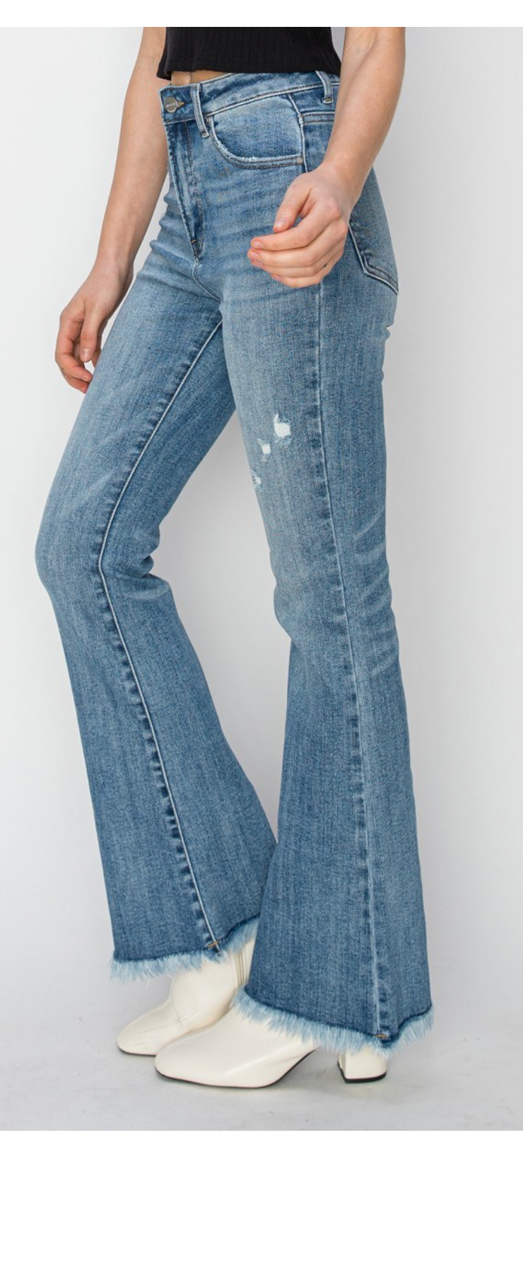 HR VINT FRAYED BOOTCUT