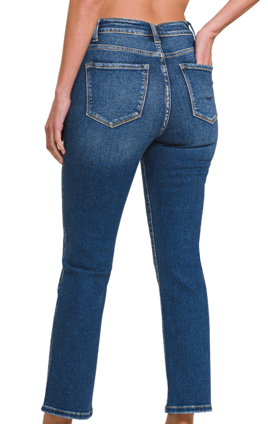 CROPPED BASIC DENIM