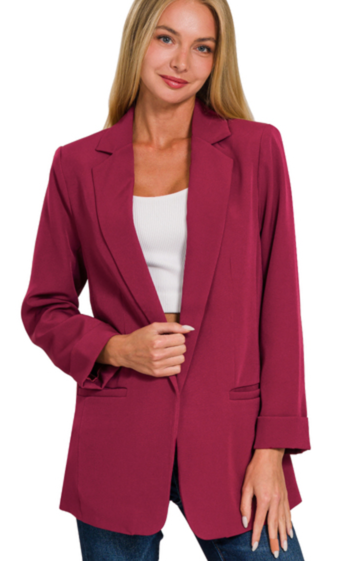 LONG SLV CLASSIC BLAZER