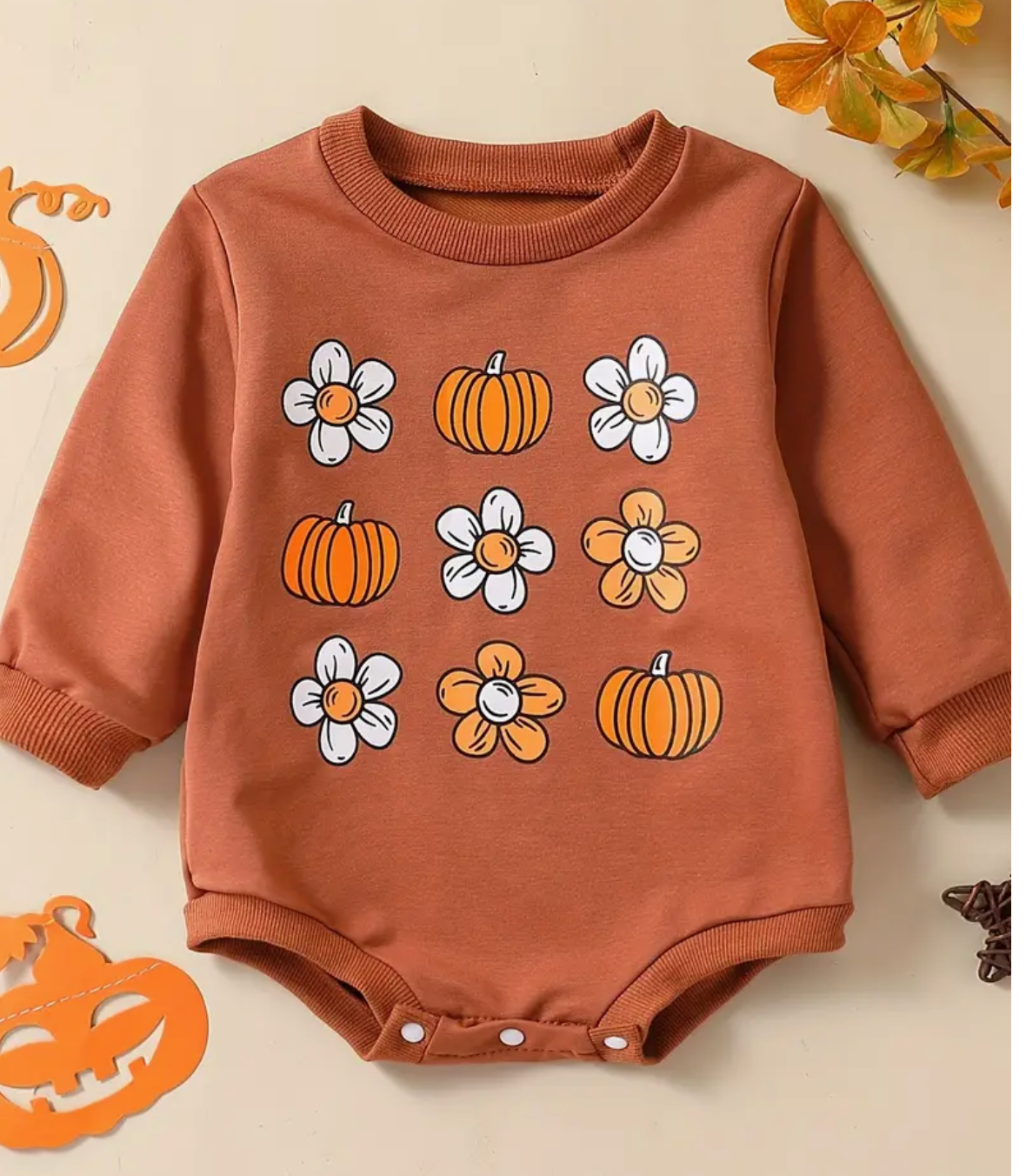 BABY FLOWER PRINT L/SLV