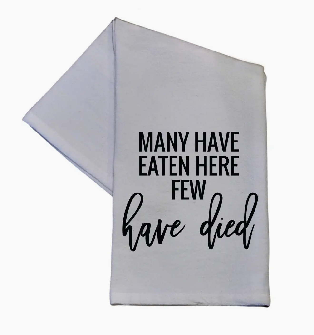 MANY EATEN FEW DIED