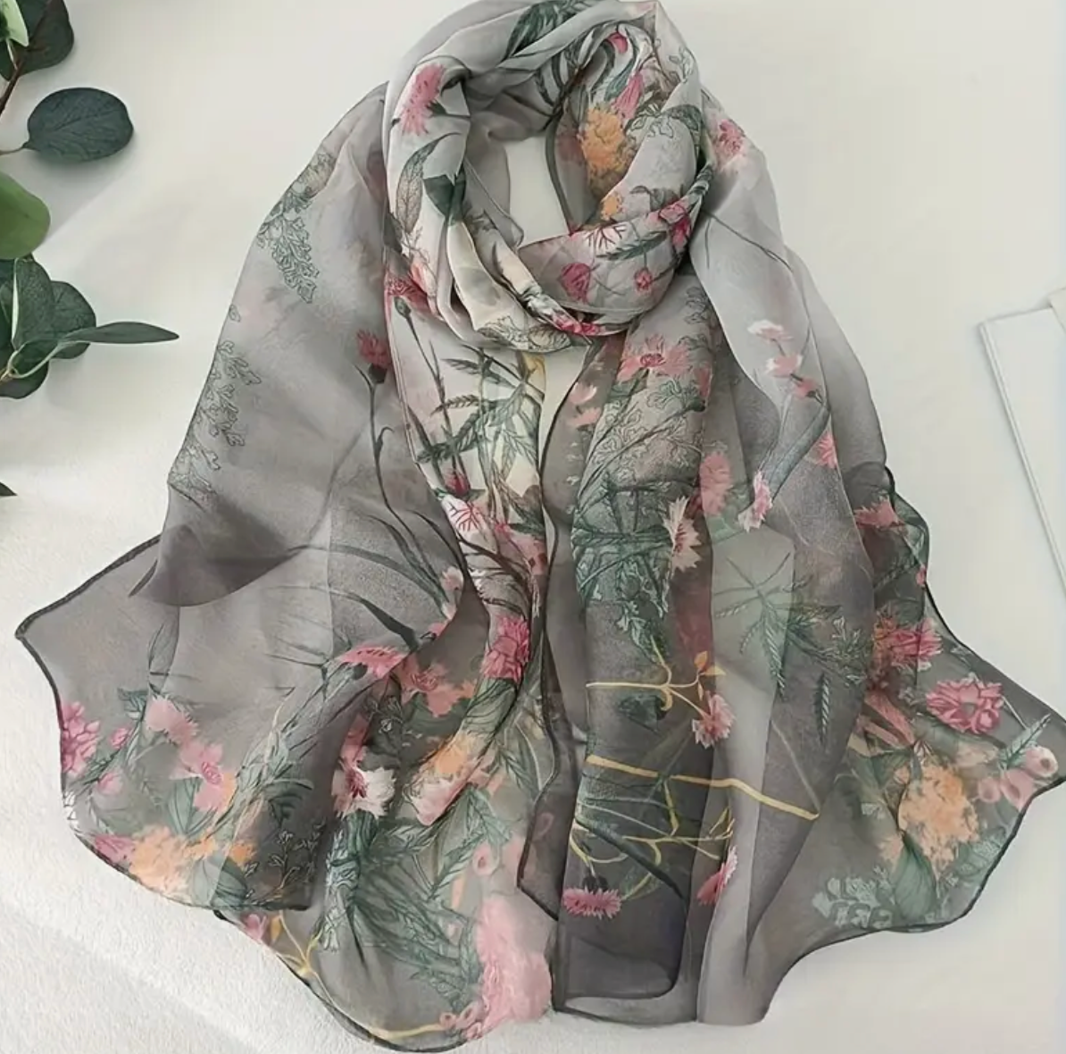 FLORAL PRINT SCARF