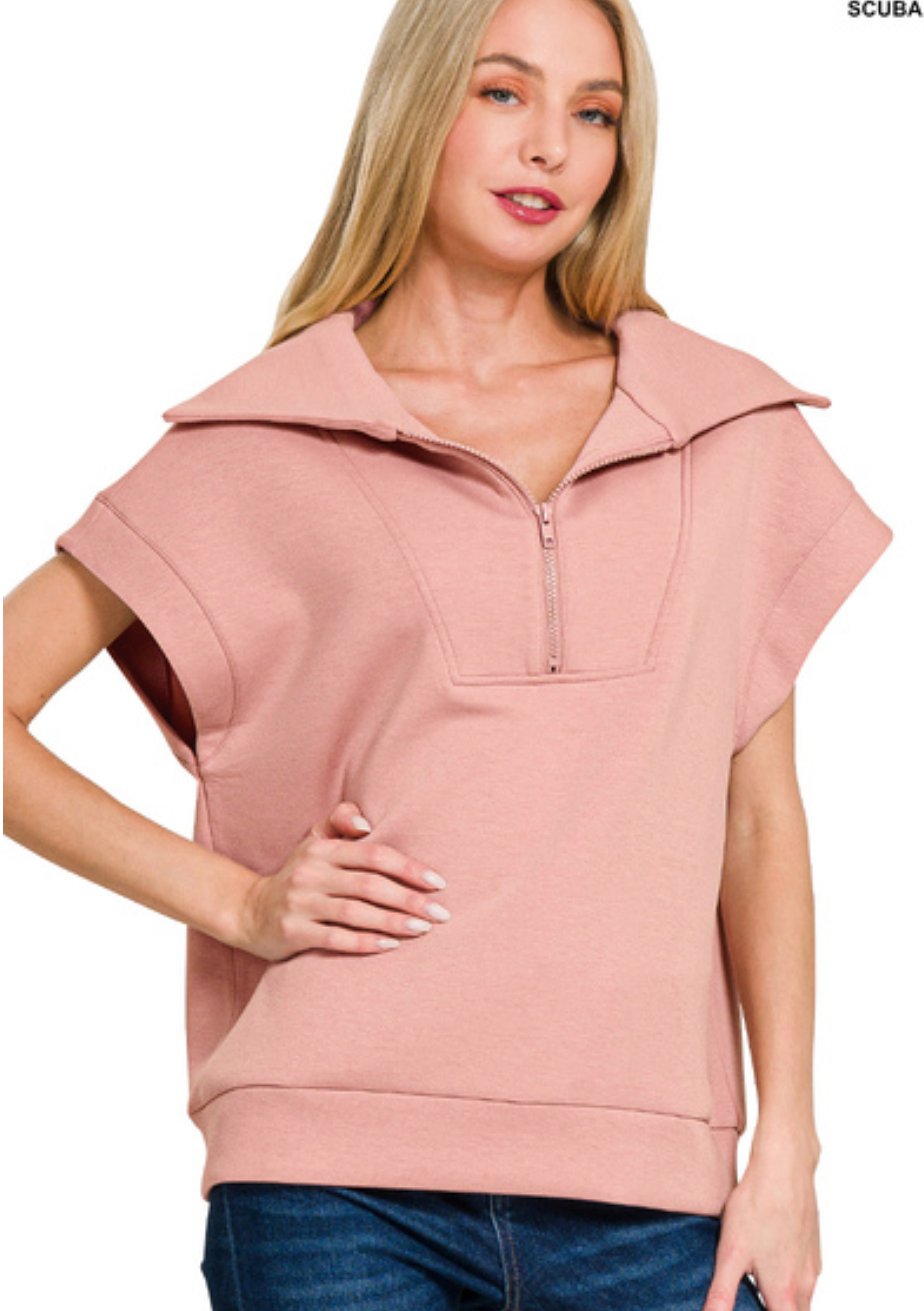 SCUBA HIGH NECK HALF-ZIP VEST