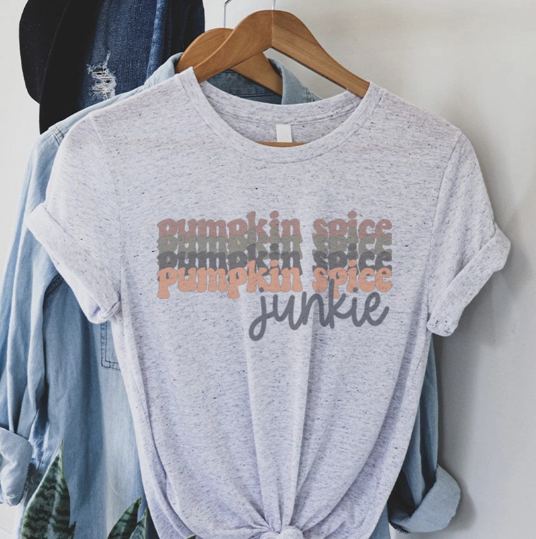 PUMPKIN SPICE JUNKIE TSHIRT