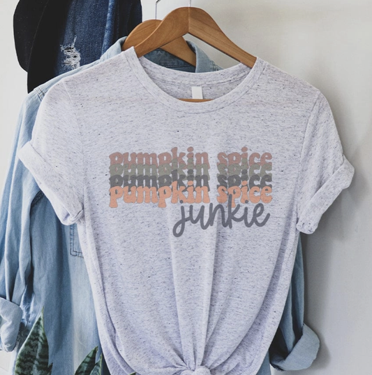 PUMPKIN SPICE JUNKIE TSHIRT