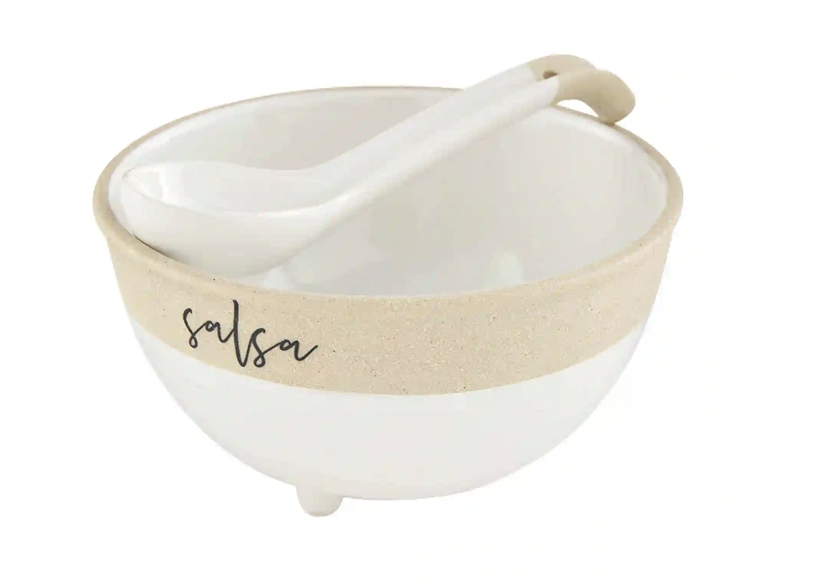 FARM STONEWARE SALSA SET