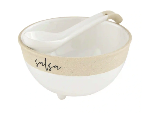 FARM STONEWARE SALSA SET