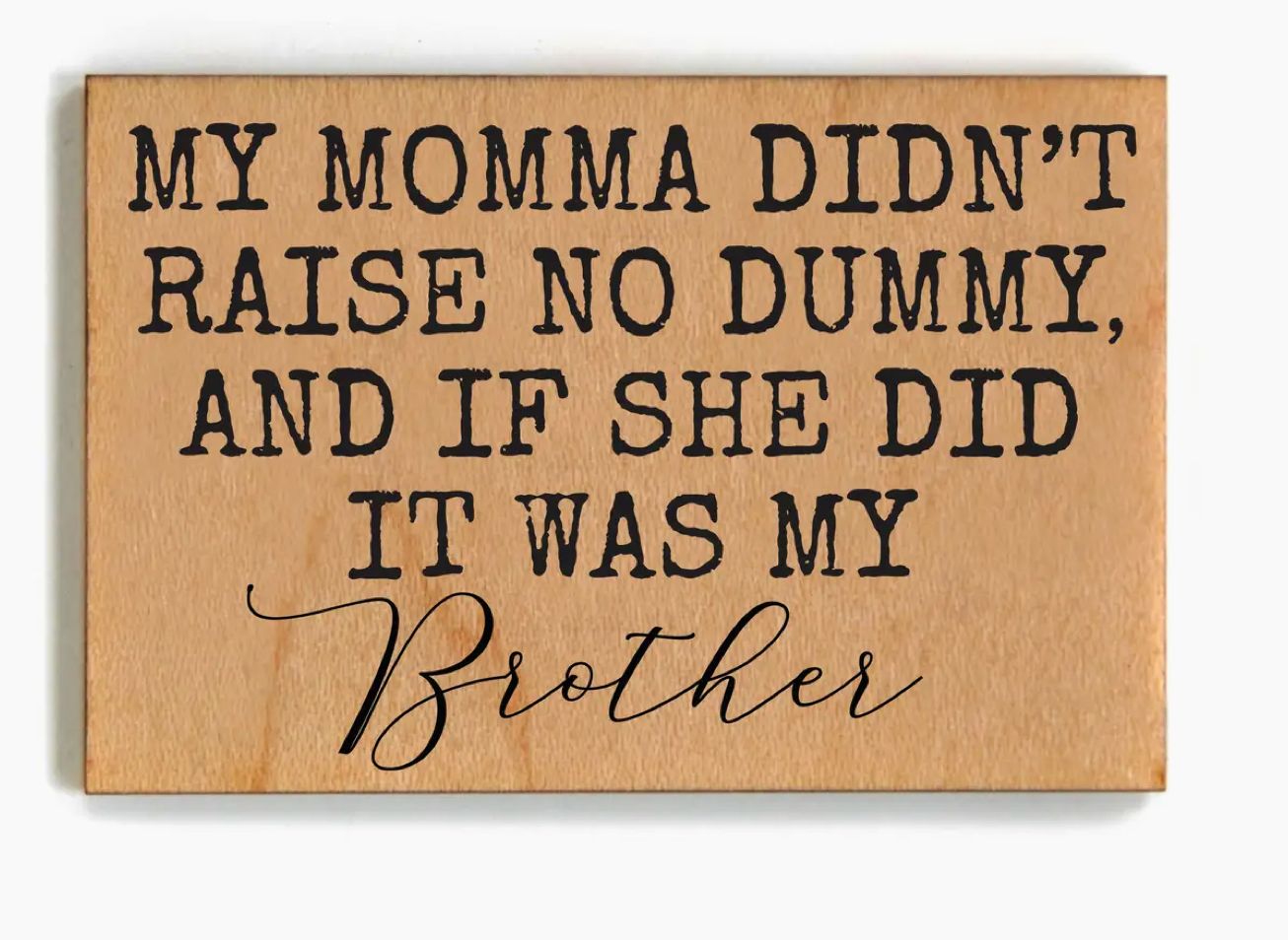 WOOD MAGNET