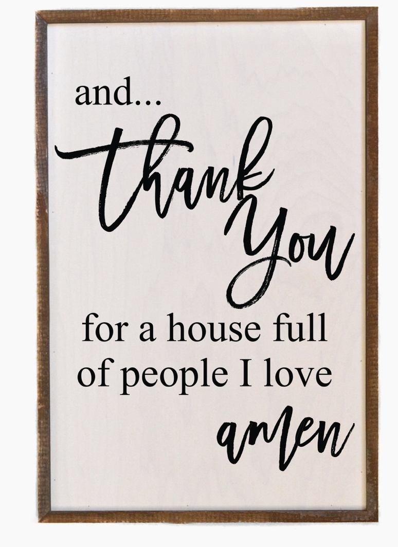 THANK YOU HOUSEFULL 12X18