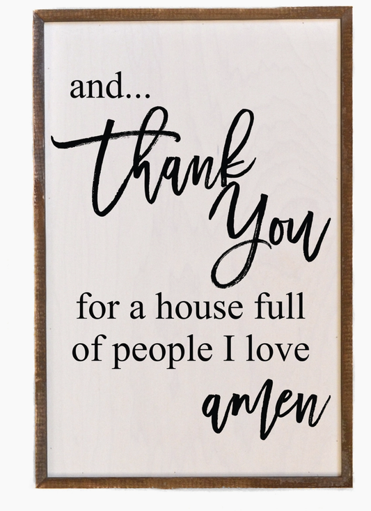 THANK YOU HOUSEFULL 12X18