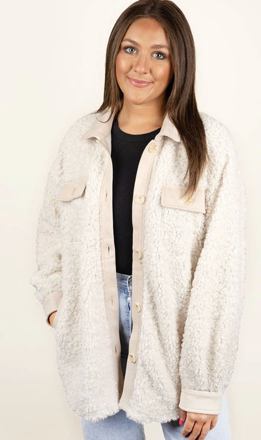 ENCHANTING SHERPA SHACKET