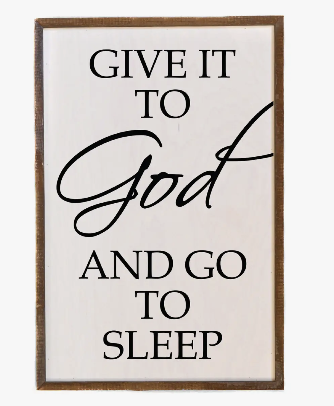 GIVE IT TO GOD 12X18