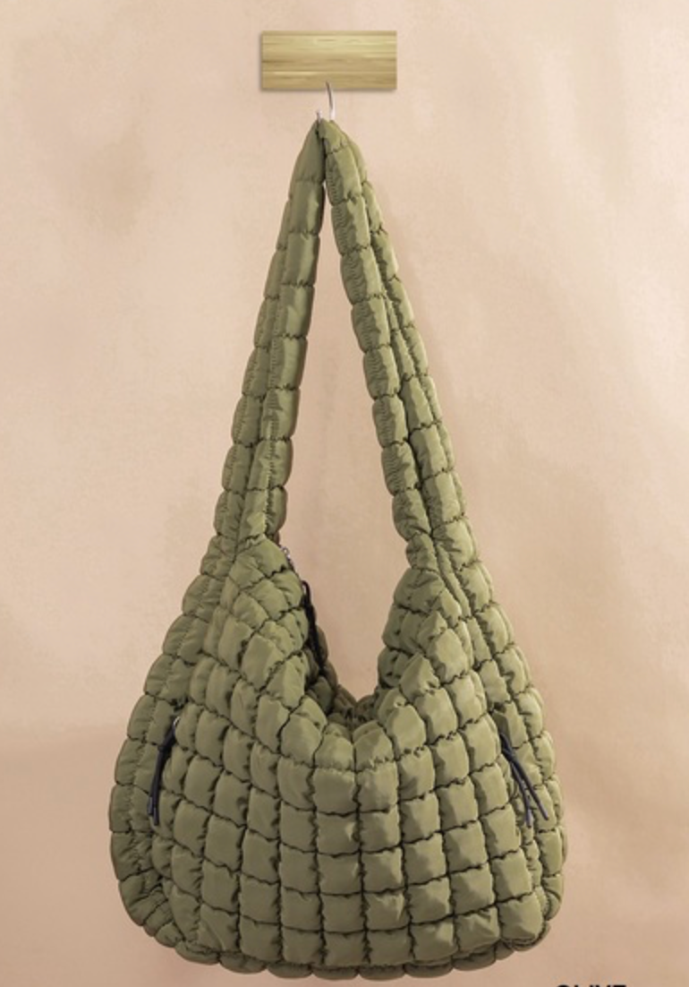 OVRSZD QUILTED CARRYALL BAG