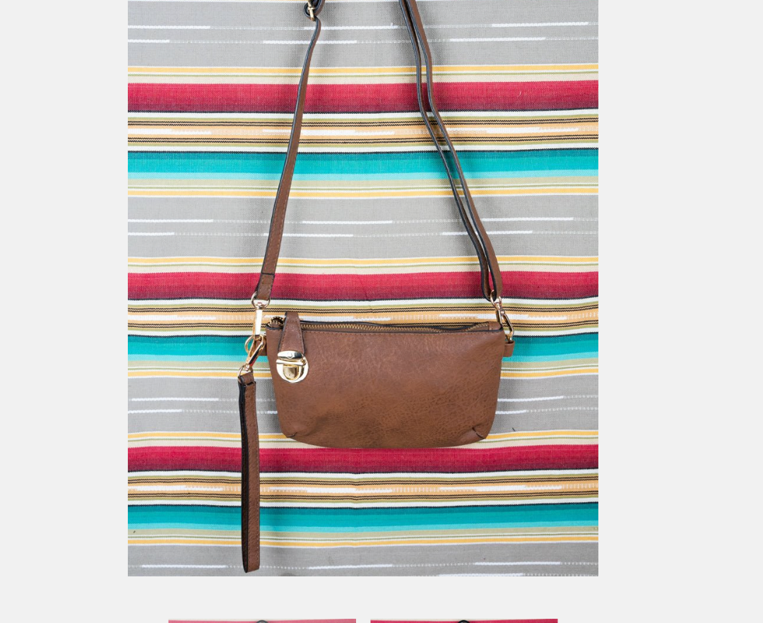 TWIST LOCK CROSSBODY CLUTCH WALLET