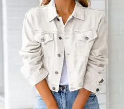 DENIM BUTTON JACKET