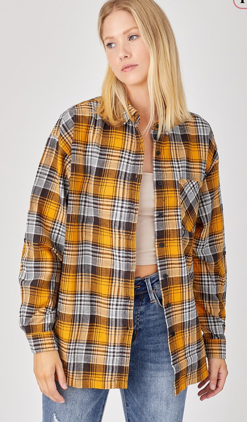 BUFFALO PLAID OVERSIZED