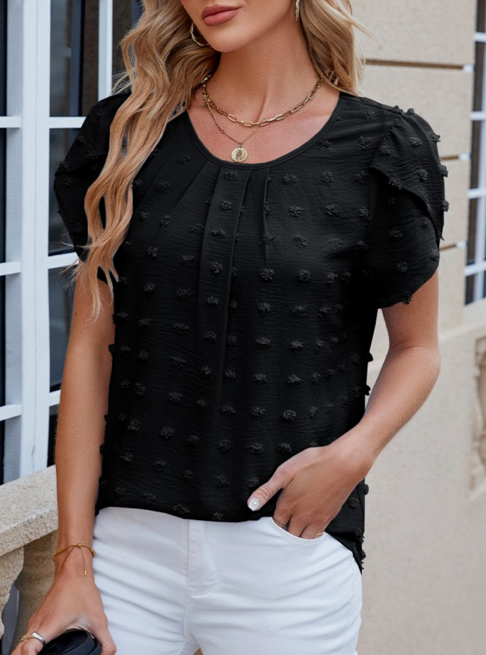 SWISS POLKA DOTS CHIFFON