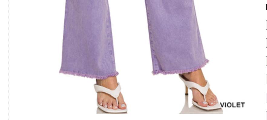FRAYED CUTOFF DENIM PANT