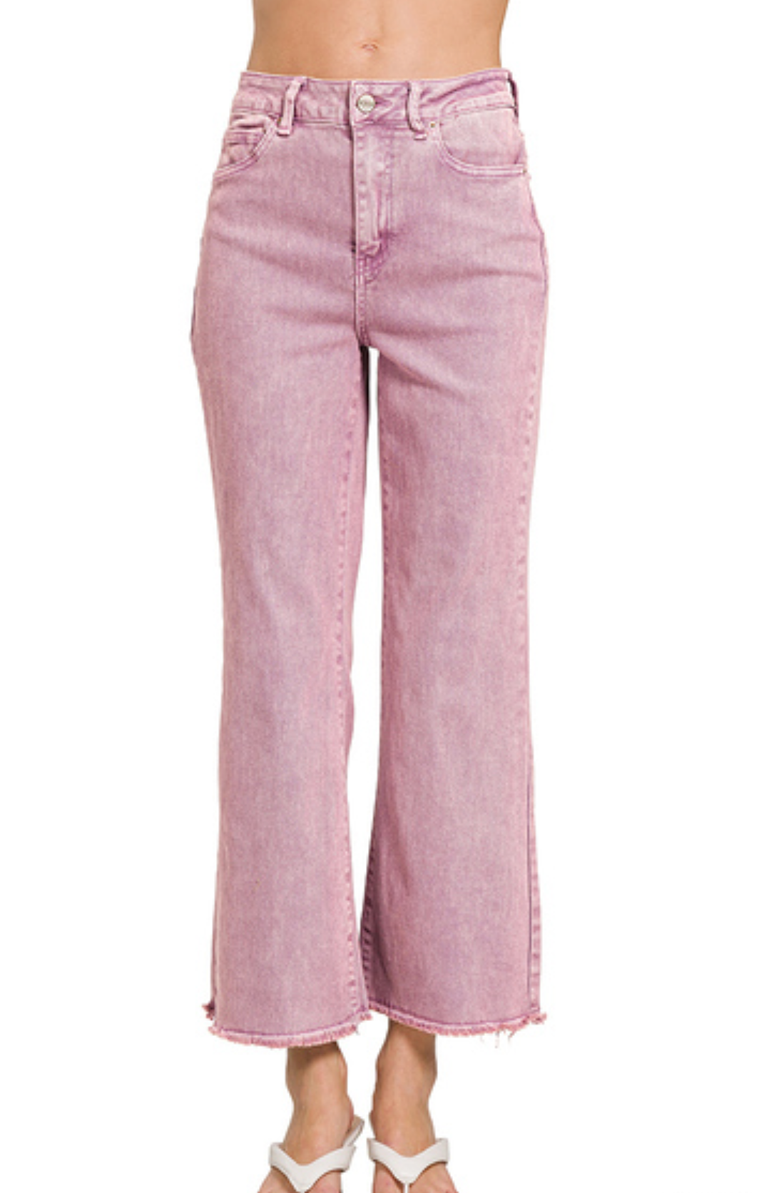 HR FRAYED HEM BOOTCUT