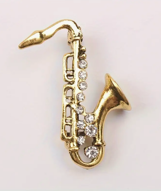 SAXOPHONE BROOCH