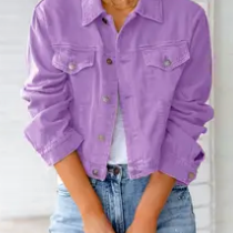 DENIM BUTTON JACKET