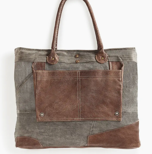 DAKOTA UPCYCLED CANVASBAG