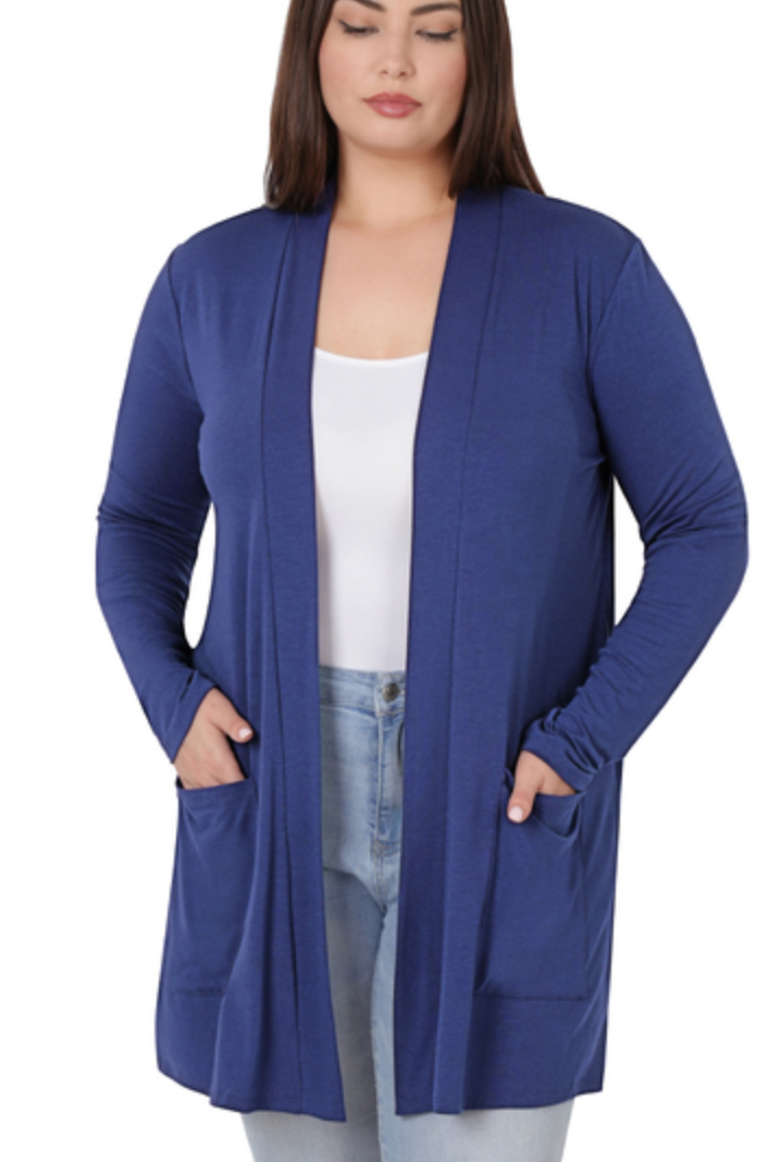 SLOUCHY POCKET CARDIGAN