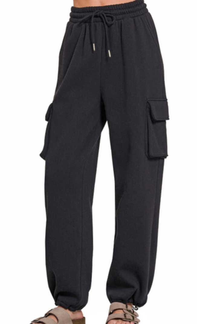 FLEECE CARGO SWEAT PANT