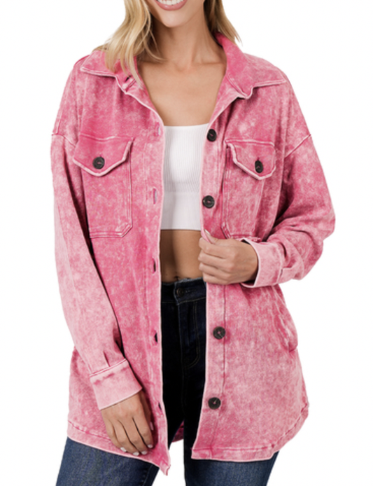 ACID WASHED SHACKET