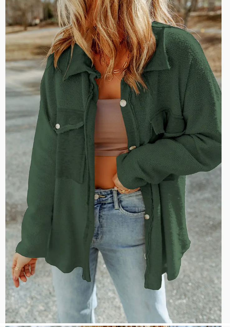 FLAP POCKETS  SHACKET