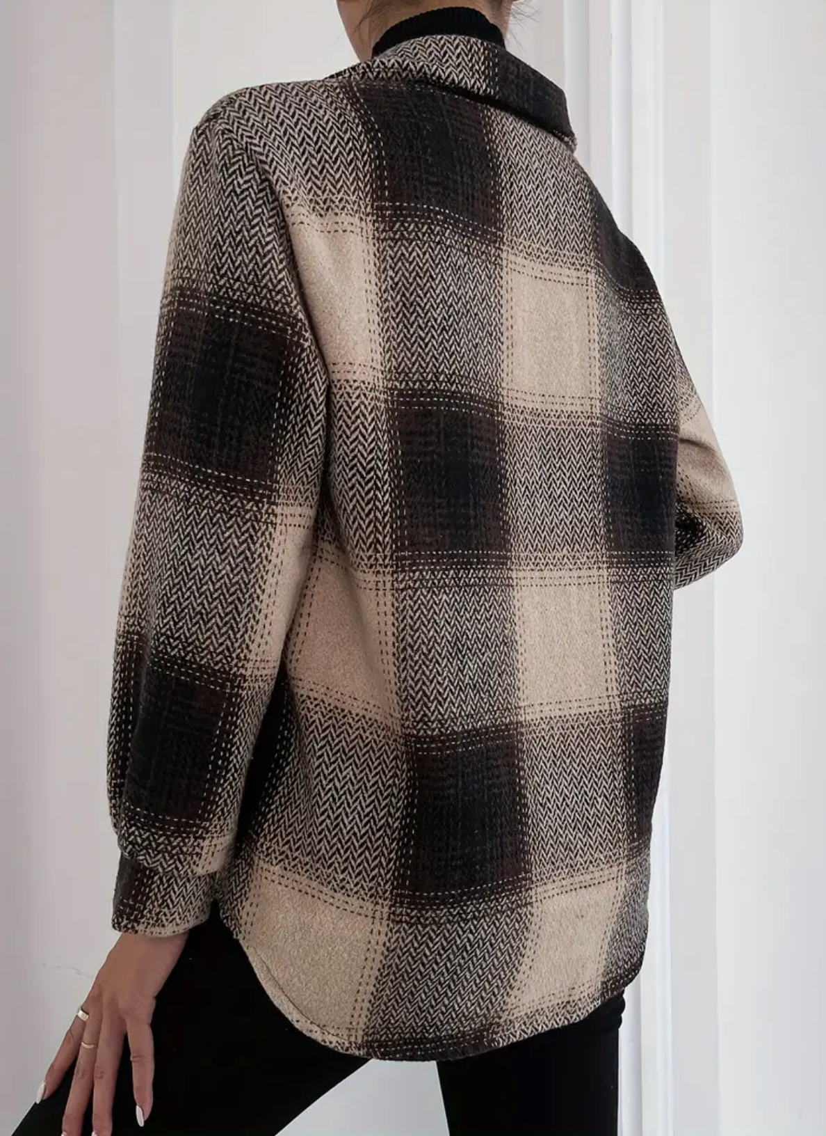 PLAID POCKET SHACKET