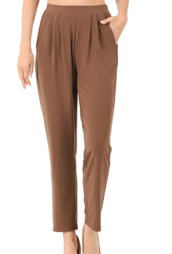 PLEATED  WAIST PANTS