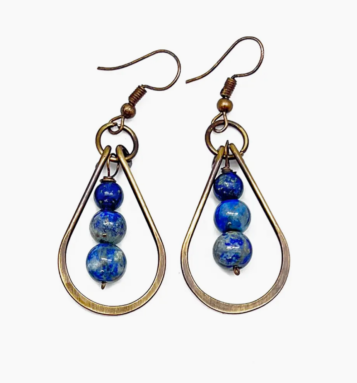 BRASS/LAPIS EAR$$