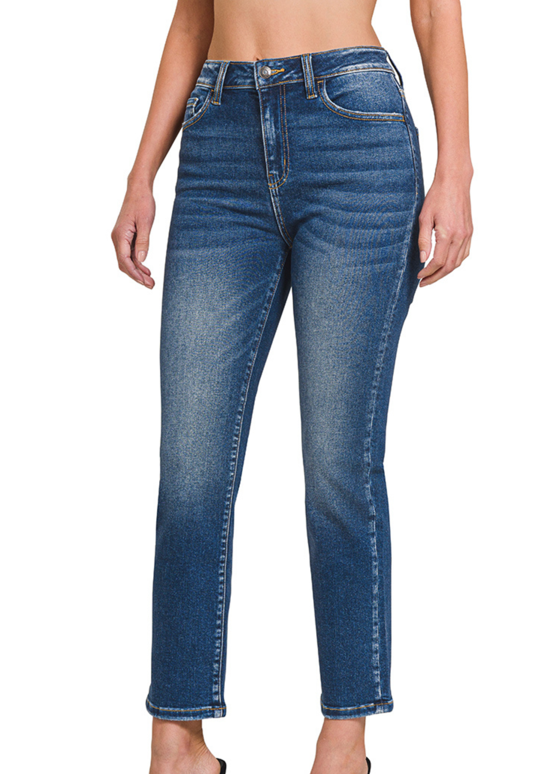 CROPPED BASIC DENIM