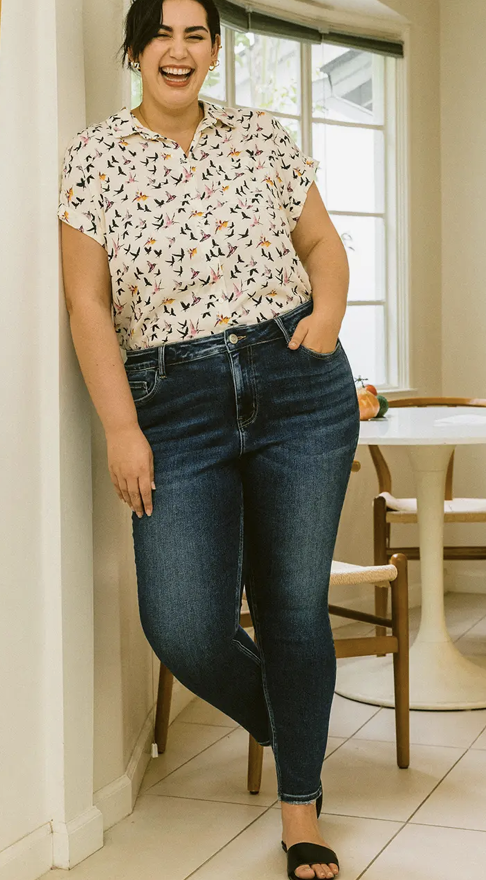 HR ANKLE SKINNY JEAN