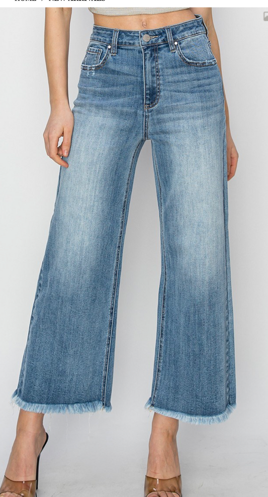 HR CROP FRAY WIDELEG
