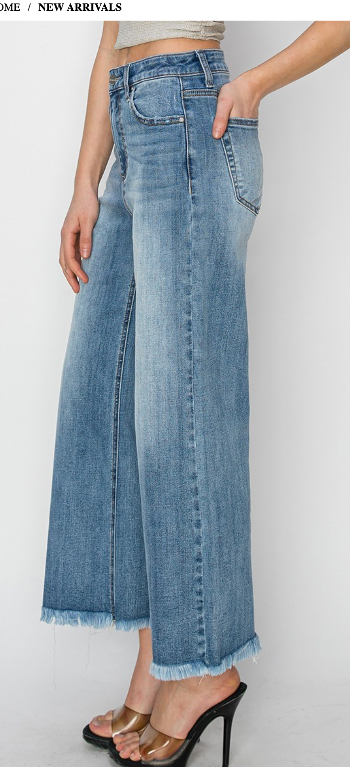 HR CROP FRAY WIDELEG