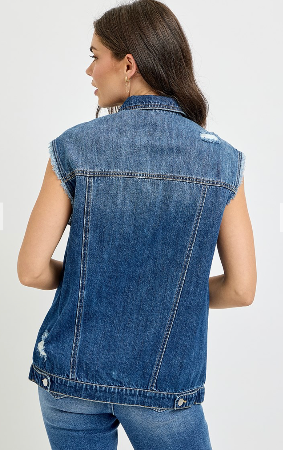 OVERSIZED DENIM VEST