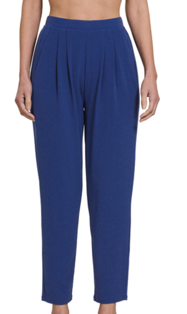 PLEATED  WAIST PANTS