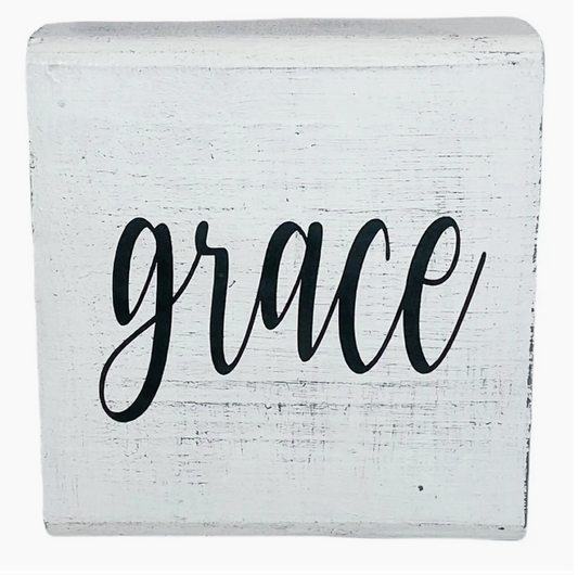 GRACE BLOCK SIGN