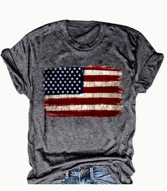 PATRIOTIC FLAG TEE