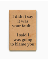 WOOD MAGNET