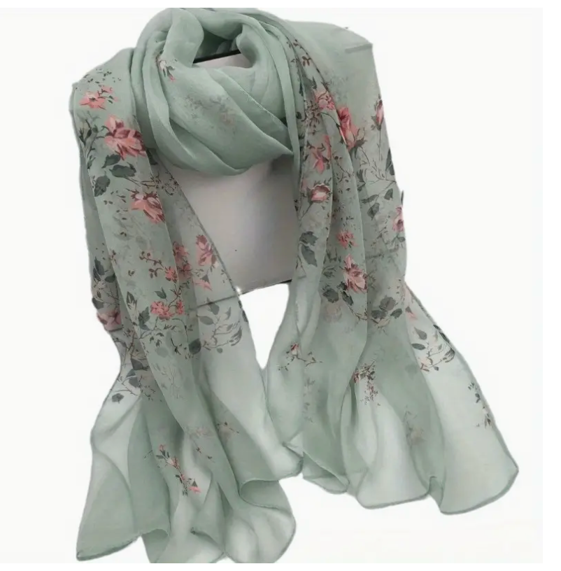FLORAL PRINT SCARF