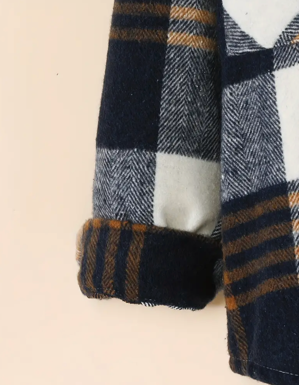 KIDS PLAID HOODIE