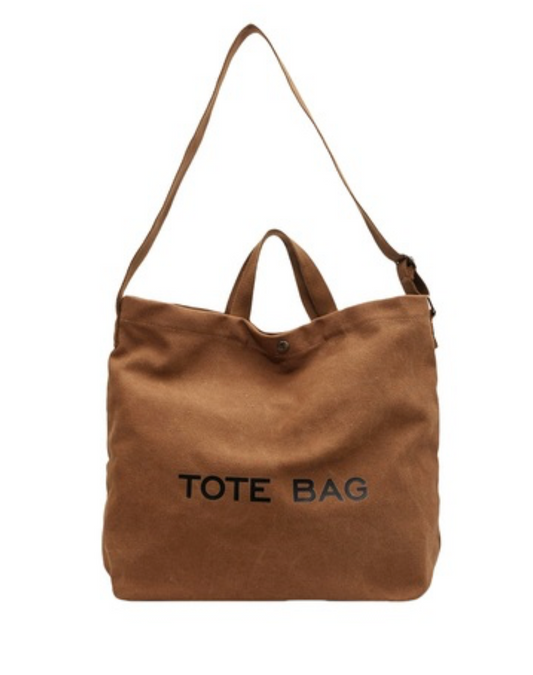 CANVAS 'TOTE' BAG
