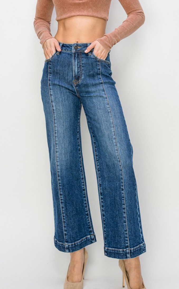 HR ANKLE WIDE JEAN