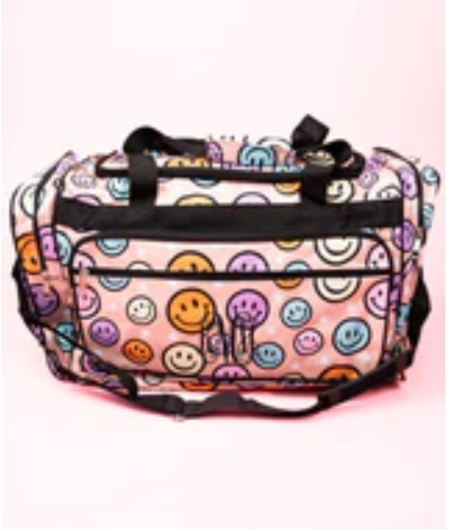 HAPPY FACE/GET HAPPY DUFFLE 23"
